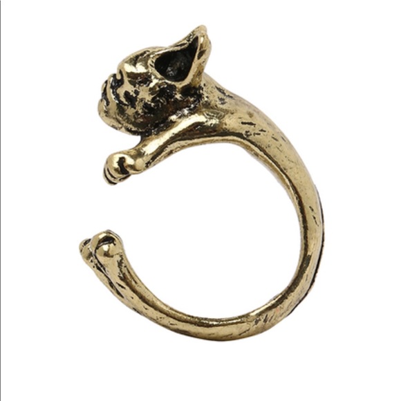 🌟LAST CHANCE Resizable Bulldog Ring - Picture 2 of 4